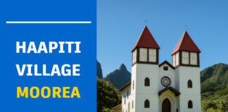 Village de Haapiti à Moorea haapiti