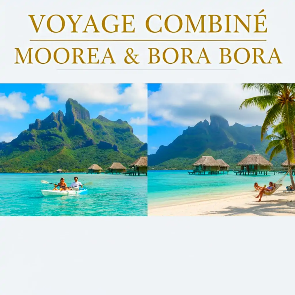 Voyage combiné Moorea et Bora Bora en Polynésie française